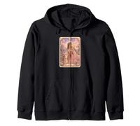 Aries Zodiac Sign Tarot Card Fairy Tale Pastel Fantasy Art Sudadera con Capucha