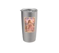 Aries Zodiac Sign Tarot Card Fairy Tale Pastel Fantasy Art Vaso térmico de acero inoxidable de doble pared