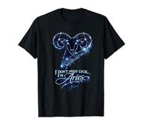 Aries Zodiac Zodiac - I Don't Need Luck Aries Camiseta