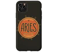 Aries Zodiaco Elemento Fuego Astrología Horóscopo Arte Celestial Carcasa para iPhone 11 Pro Max