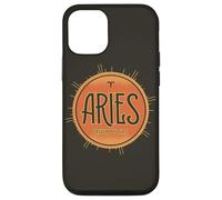 Aries Zodiaco Elemento Fuego Astrología Horóscopo Arte Celestial Carcasa para iPhone 12/12 Pro