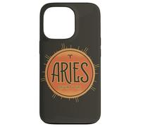 Aries Zodiaco Elemento Fuego Astrología Horóscopo Arte Celestial Carcasa para iPhone 13 Pro