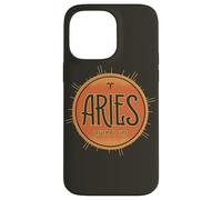 Aries Zodiaco Elemento Fuego Astrología Horóscopo Arte Celestial Carcasa para iPhone 14 Pro Max
