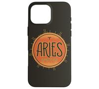 Aries Zodiaco Elemento Fuego Astrología Horóscopo Arte Celestial Carcasa para iPhone 16 Pro Max