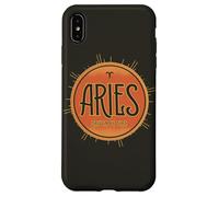 Aries Zodiaco Elemento Fuego Astrología Horóscopo Arte Celestial Carcasa para iPhone XS Max