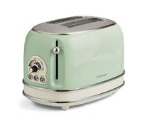 Ariete 155 Tostador 2 ranuras vintage, 810 W, Metal, Verde