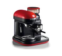 Ariete Moderna Cafetera Expreso 15 Bares 1080W Rojo/Negro