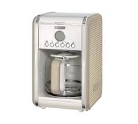 Ariete 1342 Cafetera de goteo vintage, 2000 W, plástico, Crema/Beige