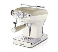 Ariete 1389/13 CAFETERA Espresso Vintage, 900 W, 0.9 litros, 15 bares, maxicapuccino, porta filtro para monodosis y café en grano, plástico Beige