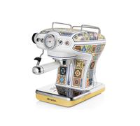 Ariete 1389 Positano - Cafetera de 850 W, capacidad del tanque 0,9 L, filtro ½ tazas, bandeja de goteo, capuchino