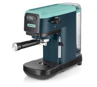 Ariete 1399 Cafetera espresso Light Aquamarine, para polvo y monodosis ESE, 1300 W, capacidad 1,1 l, 15 bares de presión, filtro 1, 2 tazas y monodosis ESE, Cappuccino, verde
