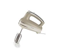 Ariete 1548 Batidora Vintage, 450W, 5 velocidades, Función turbo, 2 varillas, Beige