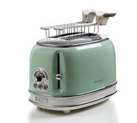 Ariete 155 Tostador 2 ranuras vintage, 810 W, Metal, Verde