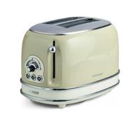 Ariete 155 Tostador Vintage, 810 W, Metal, 2 Ranuras, Beige