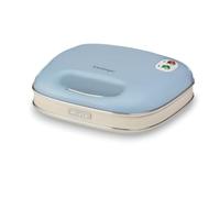 Ariete 1963 Sandwichmaker Vintage Tostadora y sándwich 750 W, azul claro