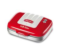 Ariete Gofrera 1973 – 700 W, revestimiento antiadherente, posición vertical para guardar, Rojo