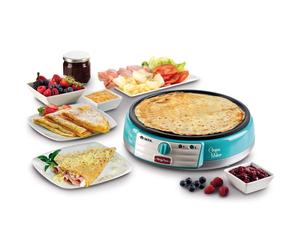 Ariete 202 Máquina Crepes 1000 Vatios Placa Antiadherente Azul