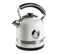 Ariete 2854/01 Hervidor Eléctrico Moderna Blanco 1.7L Acero Inoxidable, Base Inalámbrica 360°, Termómetro, Apagado Automático