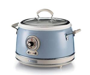 Ariete 2904/04 - Olla arrocera multifunción, cocción lenta, 650W, 3L, capacidad de arroz 1,8L, color azul