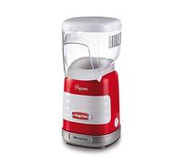 Ariete 2956 - Máquina de palomitas party time popper, 1000W, compacta, cocción con aire caliente, sin grasas ni condimientos, color rojo blanco