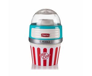 Ariete 2957, Popcorn XL Fiesta, 1100 W, Azul, Rojo Y Blanco