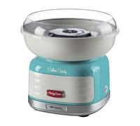 Ariete 2973/01 Máquina de Algodón de Azúcar Cotton Candy Azul - Diseño Retro, Funciona con Azúcar y Caramelos Duros
