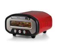 Ariete 3901 Da Gennaro, Horno para pizza, 2200 W, temperatura 430 °C, 2 minutos de cocción, piedra refractaria, rojo