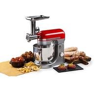 Ariete 4079 Accesorio picadora de carne, embutidos y cortador de pasta, kit completo de accesorios para amasadora moderna de Ariete mod. 1589, gris