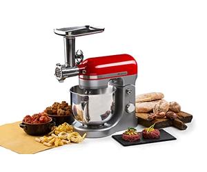 Ariete 4079 Accesorio picadora de carne, embutidos y cortador de pasta, kit completo de accesorios para amasadora moderna de Ariete mod. 1589, gris