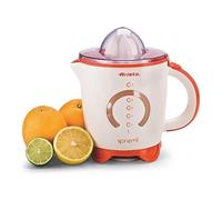 Ariete 408/00 - Exprimidor spremì, doble sentido rotación (1.2 L, 2 conos, 40 w, tapa protectora, boquilla antigoteo, filtro para pulpa), color blanca/naranja