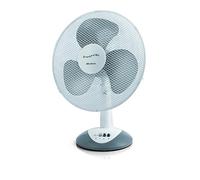Ariete 847 Ventilador de mesa, 3 velocidades, hélice de 3 palas, función oscilación e inclinación, 40 W, plástico, blanco