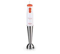 Ariete 881 - Licuadora (Acero inoxidable, De plástico, Acero inoxidable, 6,5 cm, 37,5 cm, 6,5 cm) Naranja, Acero inoxidable, Color blanco
