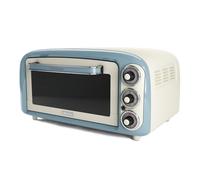 Ariete 979/05 - Mini horno (18 litros vintage, 1.380 w, temporizador 60 mins, 3 posiciones de cocción, doble vidrio térmico, indicador luminoso), azul pastel