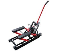 Ariete Hidráulico Gato de tijera hidráulico for motocicleta, capacidad carga 1500 lb, soporte elevación portátil ajustable, herienta goma antideslizante