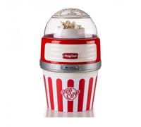 Ariete 2957, Máquina de Palomitas Party Time Big Popper, Palomitero sin Grasa sin Aceite, Sistema Cocción Aire Caliente, Diseño Retro, 1100 W, Rojo