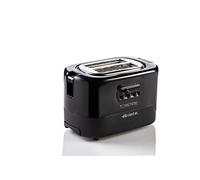 Ariete - Tostadora 159 Toastime para 2 rebanadas, incluye pinzas y cajón recogemigas 700 W Negro