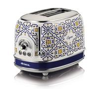 Ariete Tostadora Capri 155, 810 W, 2 rebanadas, 6 niveles de dorado, bandeja para migas, función de descongelación, expulsión automática, sin pinzas