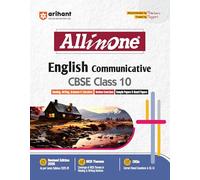Arihant All in One English Communicative Class 10 for CBSE Exams 2025-26 as per latest syllabus CBQs, Focused Theory, Reading, Writing, Grammar & Literature, Review Exercises, Sample Papers