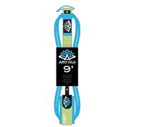 Ari'inui Sup straight leash - Invento Rodilla 9.0 para tu tabla de paddle surf - 9mm- Azul / Verde