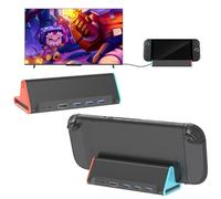 AriKroii Switch 2 Dock, Docking Station para Nintendo Switch 2, base de TV portátil compatible con 4K HDMI/3 puertos USB 3.0/PD de 100 W, soporte de carga de repuesto para oficial (no puerto LAN)