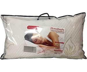 Arinova Almohada Viscoelástica Aloe Vera con Copos-Visco. Fabricado en España (105 cms.)