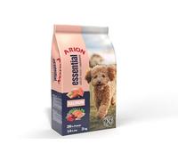 Arion Essential Adult Mini Salmon, Alimento Completo para Perros Adultos de Raza Pequeña, con Salmón Deshidratado, Rico en Omega 3, 26% Proteína, 14% Grasa, 3 kg