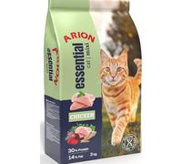 Arion Essential Cat Mixi Saco 3kg. Alimento Completo para Gatos Adultos. con Carne de Pollo Alimento equilibrado. Enriquecido con taurina.