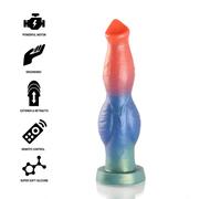 Arion Symphony de Placer: Dildo Recargable con Control Remoto, Talla 25 cm x 8 cm, Colores Púrpura y rosa