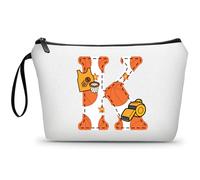 ARIOSEY Neceser de maquillaje con inicial pequeña para mujer, profesora, amiga, niña, regalo de graduación, regalo de cumpleaños de fútbol, Baloncesto