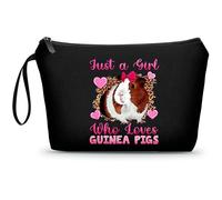 ARIOSEY Regalos de cumpleaños para adolescentes, accesorios de conejillo de indias, regalos para niñas preadolescentes, bolsa de viaje de maquillaje cosmético de conejillo de indias, regalos de