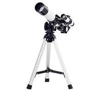 ARIOU Telescopio profesional para adultos, longitud focal de 400 mm, telescopio refractario astronómico para principiantes para niños y principiantes en astronomía, blanco y negro