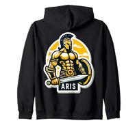 Aris Ares Antiguo Dios de la Guerra Griego Mitología Mito Ventilador mítico Sudadera con Capucha
