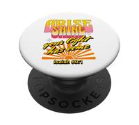 Arise Shine Your Light Has Come Isaías 60:1 Retro 1970 PopSockets PopGrip Adhesivo