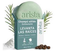 Arista Champu Solido con Biotina y Romero, Champu Volumen Cabello Fino para el Pelo Apagado, Aporta Volumen y Elasticidad, Sin Parabenos, Sulfatos ni Siliconas (80 g)